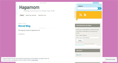 Desktop Screenshot of hapamom.com