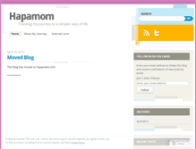 Tablet Screenshot of hapamom.com